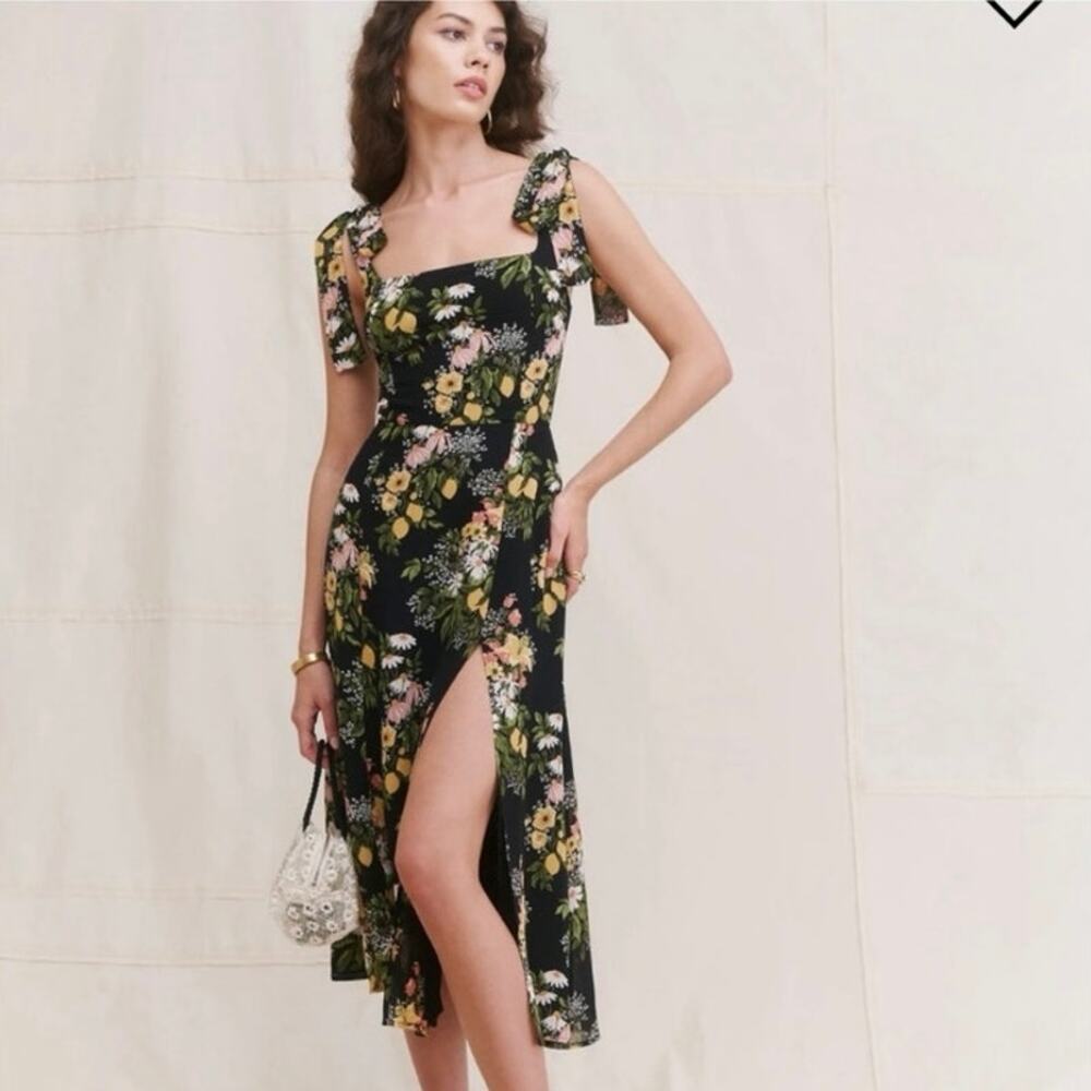 Reformation Twilight Midi Dress in Sicilia